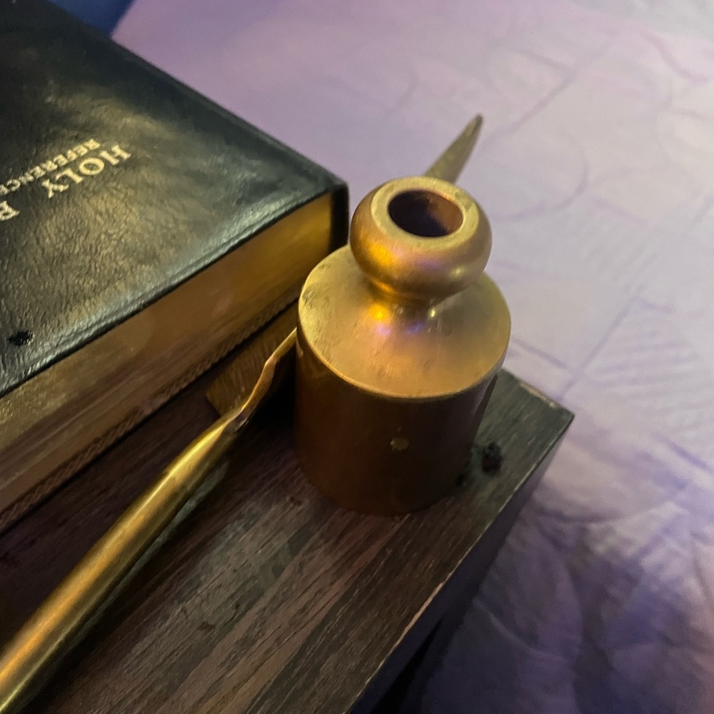 Vintage Brass Candle Snuffer